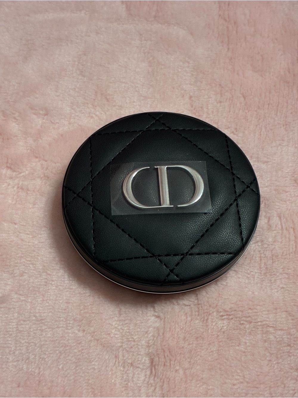 Christian Dior Cannage Quilted Double-Sided Compact Mirror,